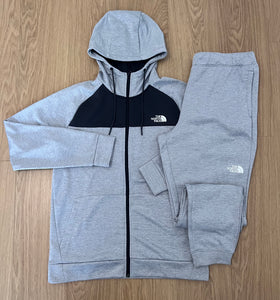 Grey/Black The North Face Poly Tracksuit