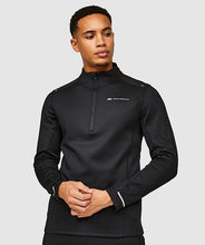 Load image into Gallery viewer, Black Monterrain Poly 1/2 Zip Tracksuit
