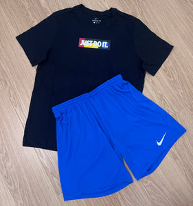 Black/Blue Nike ‘Just Do It’ Set